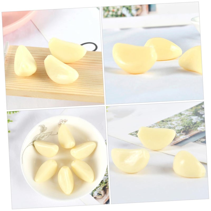 14Pcs Realistic Artificial Garlic Cloves Model for Home Decor Photography Props - Image 5