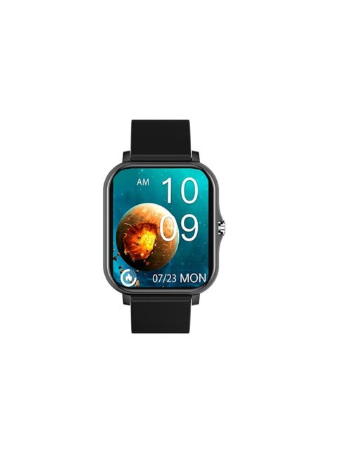 FCUK series 2 Full touch Smartwatch (Color: Black) with 1.69'' Large display, Bluetooth Calling, SpO2, Metal body, Built-in Games, Heart rate monitor, Multiple Watch Faces and Long battery life