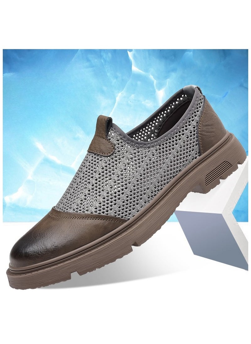 Shougu Versatile Retro Casual Leather Shoes  - Image 1