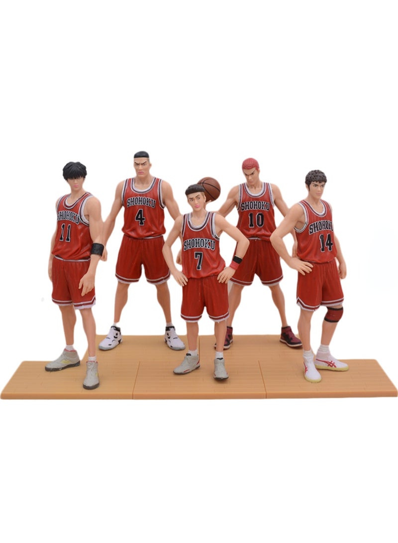 Slam Dunk Shohoku 5-player Desktop Figurine Set - Image 1