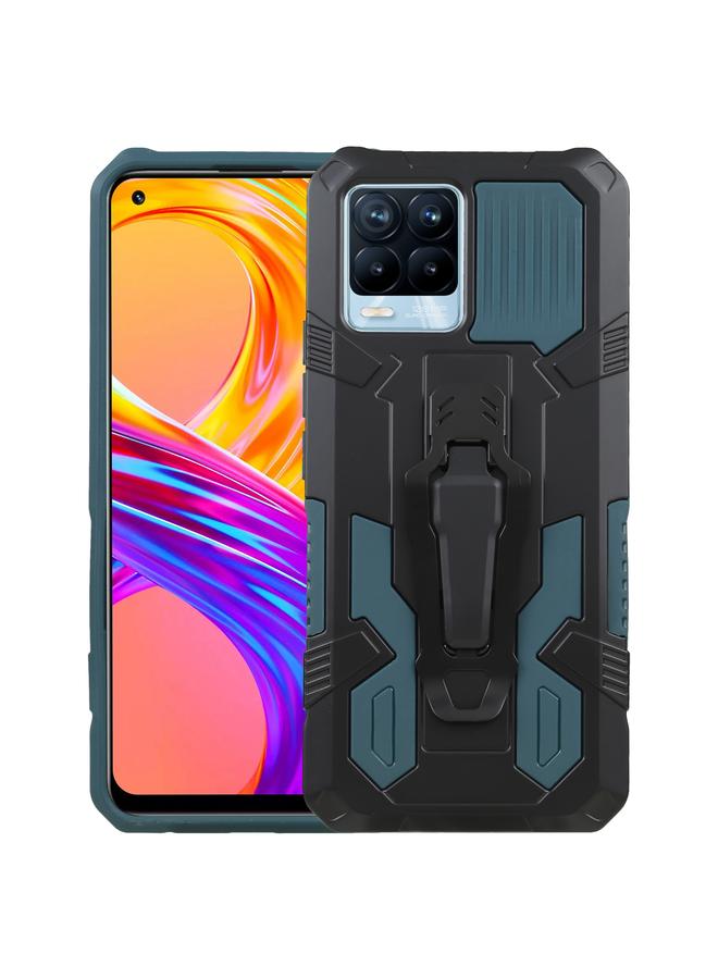 اس-توب جراب هاتف Realme 8 Pro Armor Warrior المقاوم للصدمات من البولي كربونات + TPU - Image 1