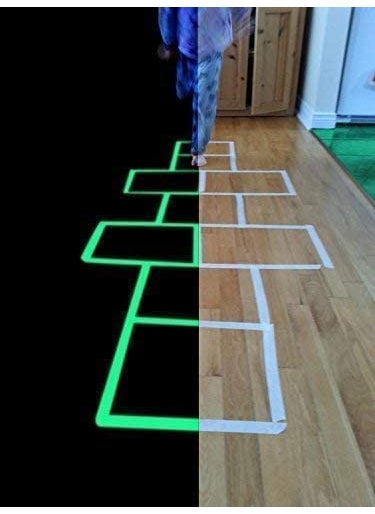 ZIVSA ZIVSA Glow In Dark Phot luminescent Bright and water proof emergency tape Glow in the Dark Safety Green Tape Night Glow Tape 20mm Width X 3 Meters Length Pack of 01  - Image 3