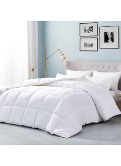 DubaiGallery 3 Pcs Set All-Season Lightweight Down Alternative Comforter, King/Queen Size, Breathable Soft Quilted Duvet Insert, Double Needle Stitching, Machine Washable, Polyester Cover, 160*200CM  - Image 3