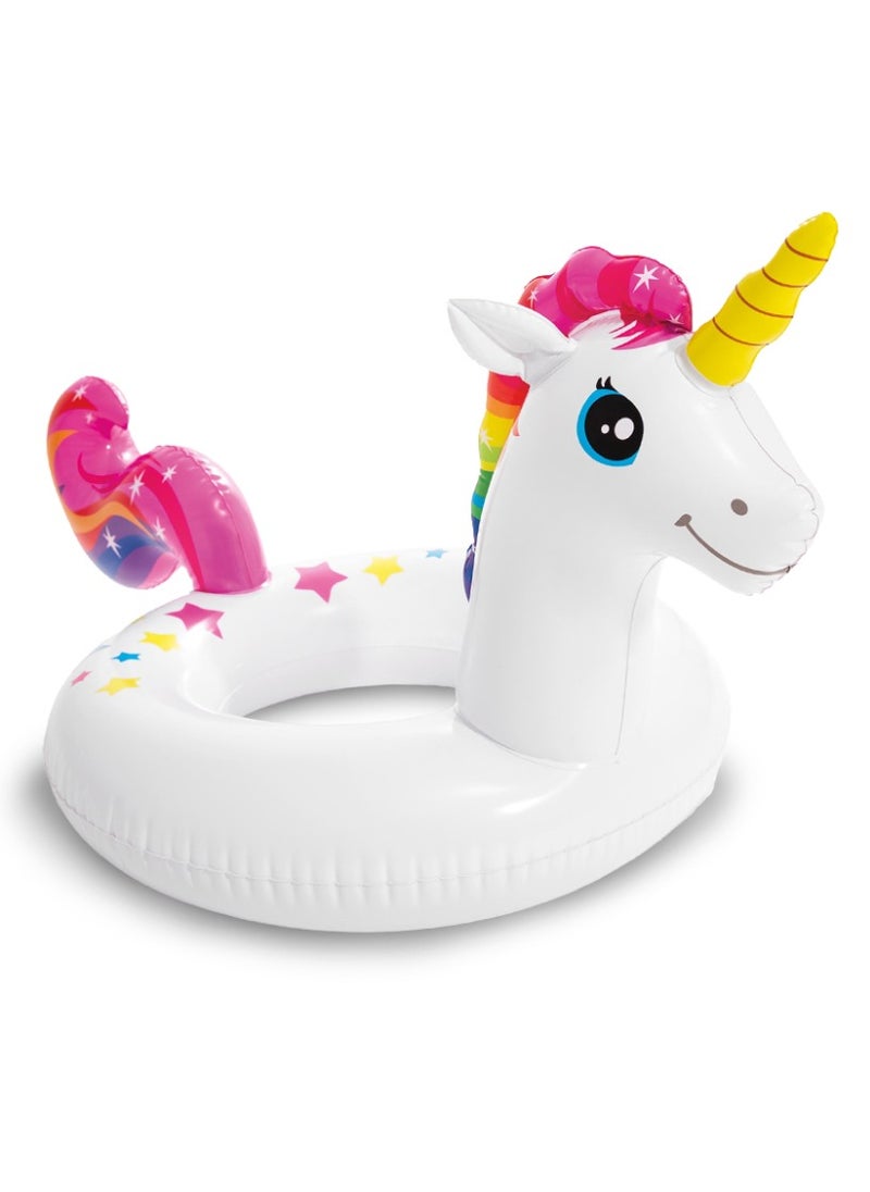 INTEX 58221NP-Deluxe Animal Swim Ring 1.07mx58cm/42"x23", Unicorn  - Image 1