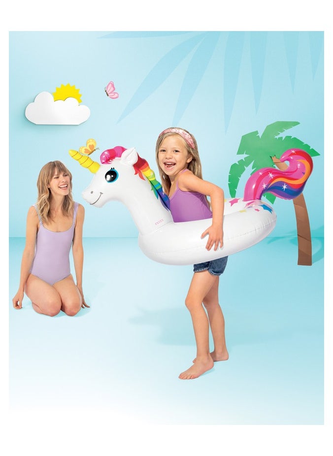 INTEX 58221NP-Deluxe Animal Swim Ring 1.07mx58cm/42"x23", Unicorn  - Image 3