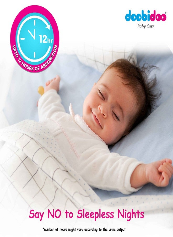 Doobidoo Baby Pants Diapers - M Size | All Round Softness with Bubble Soft Topsheet & Anti-Leak Side Cuffs | High Absorbency for Comfort & Protection (7-12 kg) - Pack of 1 | 56 Count - Image 3