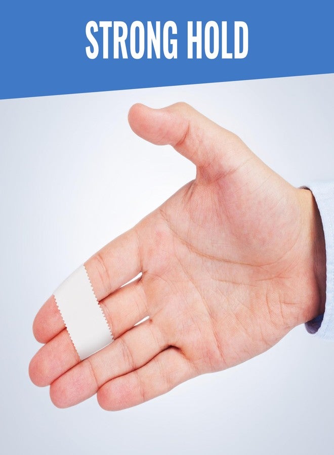 HEALQU شريط طبي يشبه الحرير - شريط طبي قماشي متين - 2 بوصة × 10 ياردة، 3 لفات - شريط جراحي منسوج لتثبيت الضمادات الكبيرة بقوة، تأمين الجبائر، ومثالي للرعاية طويلة الأمد - Image 3
