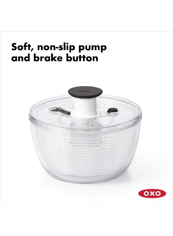 OXO Good Grips صانع السلطة والأعشاب الصغير، غسالة الفواكه وصانع الخس - Image 3