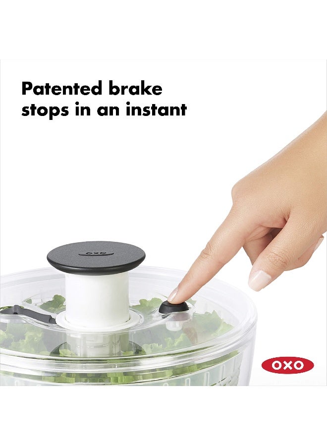 OXO Good Grips صانع السلطة والأعشاب الصغير، غسالة الفواكه وصانع الخس - Image 5