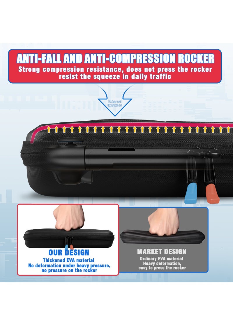 Carry Case Compatible with Nintendo Switch 2, Waterproof Hard Shell, Protective Hard Portable Pouch with Pockets for Accessories and Games - Image 4