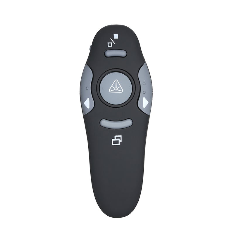 2.4GHz Wireless Powerpoint Presenter Presentation Pointer PPT Clicker with USB Receiver 360° Omnidirectional Control Compatible with Windows Mac OS for Meeting Teaching Training Lecture - Image 1