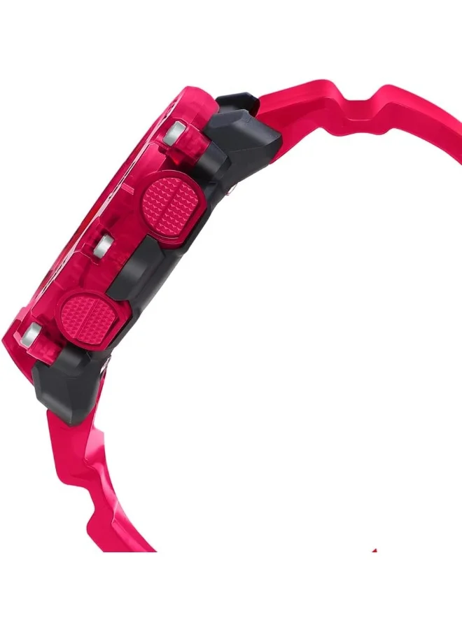 Casio Casio G-Shock Watch - GA-2200SKL-4ADR Black Dial, Pink Band