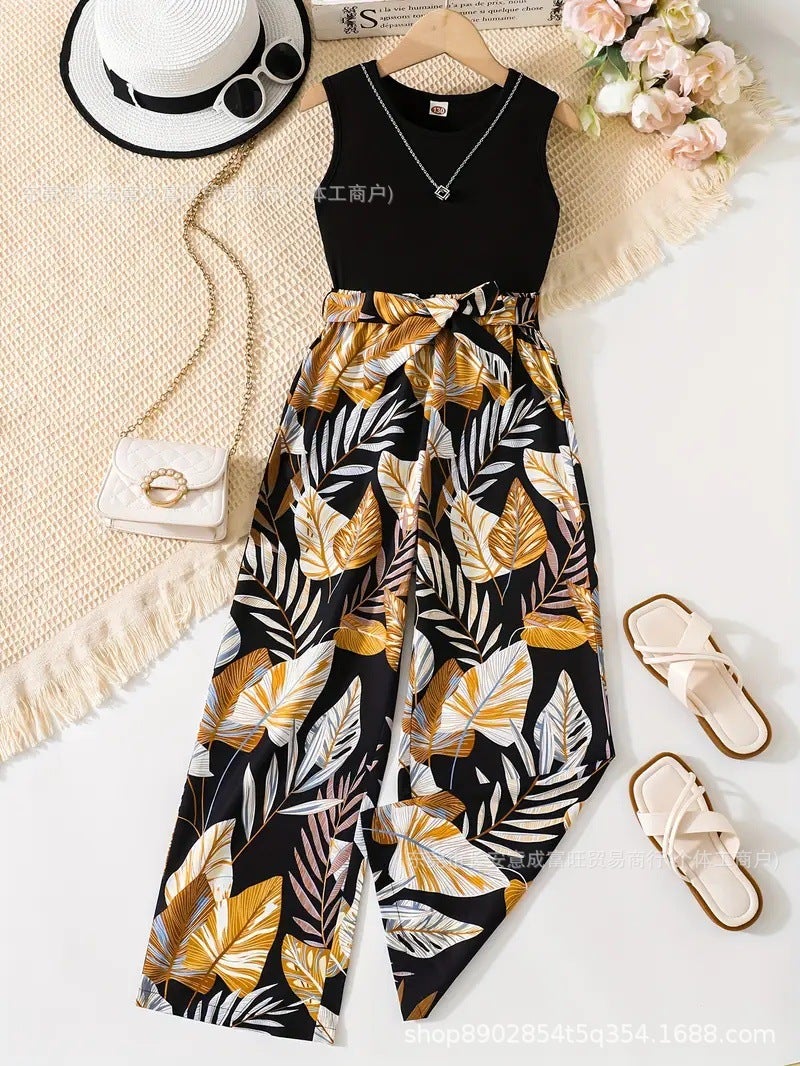 Baby Summer Two-Piece Set With Top And Pants Baby Summer Suit - Image 5