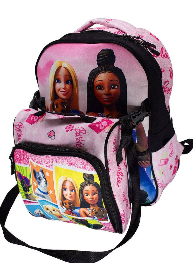Gharibo Bags School Backpack Model 30 Barbie  - Image 1