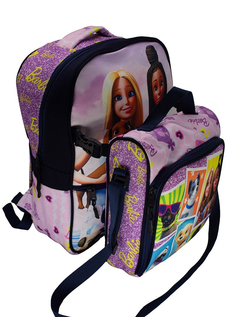 Gharibo Bags School Backpack Model 30 Barbie  - Image 2