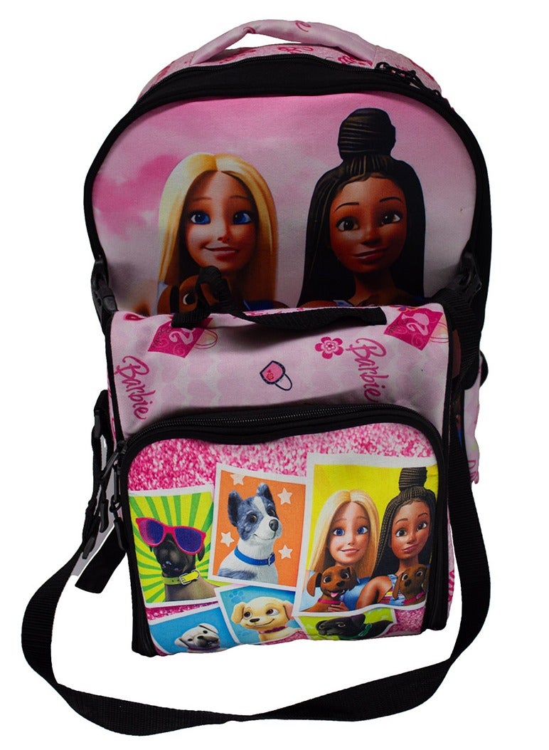 Gharibo Bags School Backpack Model 30 Barbie  - Image 3