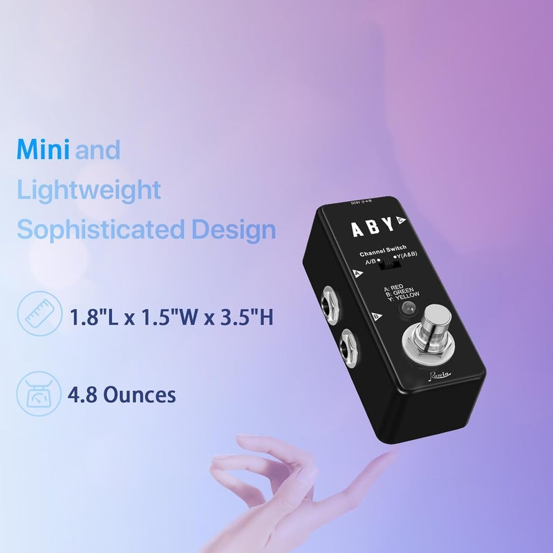 Rowin Vintage ABY Line Guitar Effect Pedal LEF-330 - Image 4