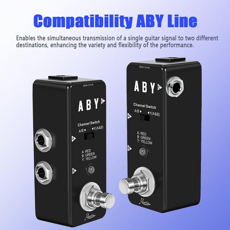 Rowin Vintage ABY Line Guitar Effect Pedal LEF-330 - Image 1