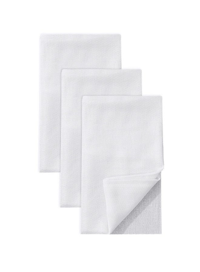 Ruvanti 10 Pack Birdseye Flatfold Cloth Diapers For Babies 100% Cotton Extra Large Reusable Diapers 24X24 Inches Baby Burp Cloths - Image 3