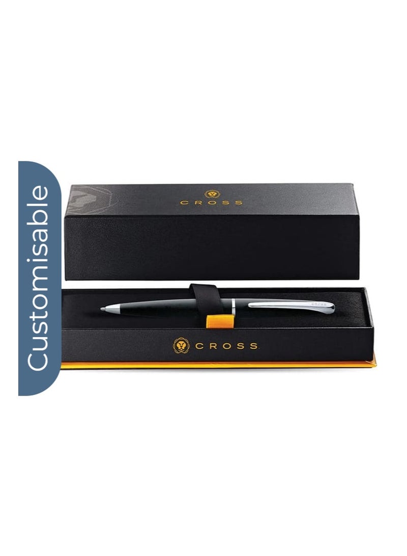 Cross Personalised Cross ATX® Basalt Black with Polished Chrome Appointments Ballpoint Pen - Image 3