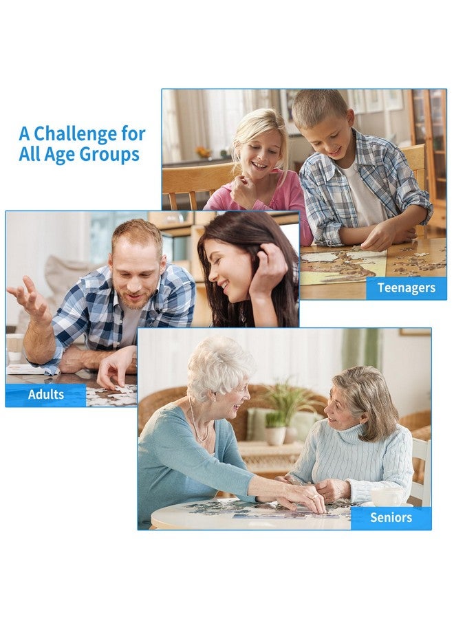 CHengQiSM 1000 Piece Puzzle For Adults 101 Lawn Puppies Puzzles For Adults 1000 Pieces Dogs Park Jigsaw Puzzles 1000 Pieces For Adults 101 Puppy Group Photo Puzzle 1000 Pieces, 1000 Piece Puzzle Dog 1000 Puzzle - Image 5