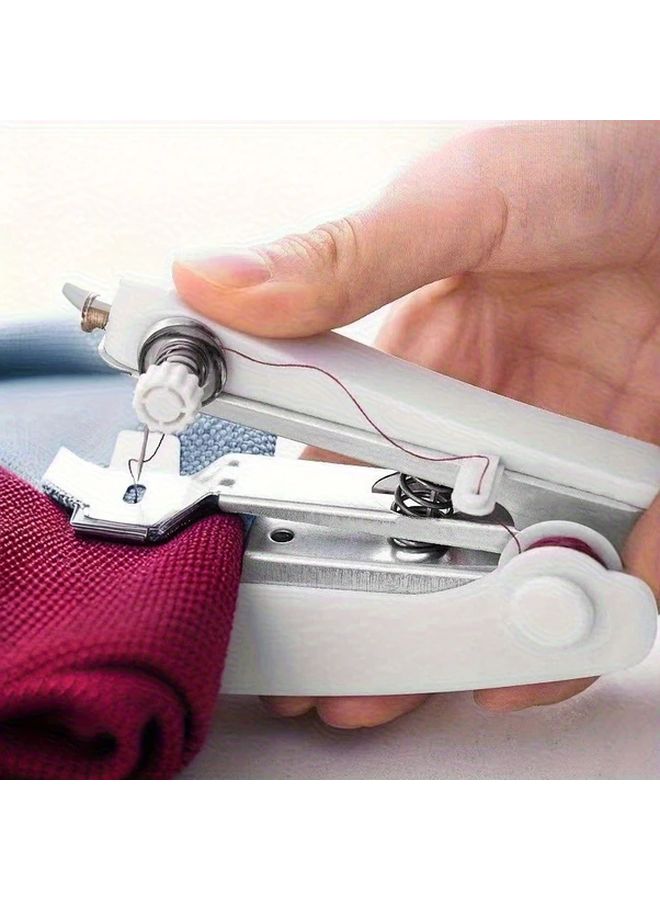 Portable Mini Sewing Machine With 14 Free Gifts Compact Handheld Manual Stitching Tool - Image 2