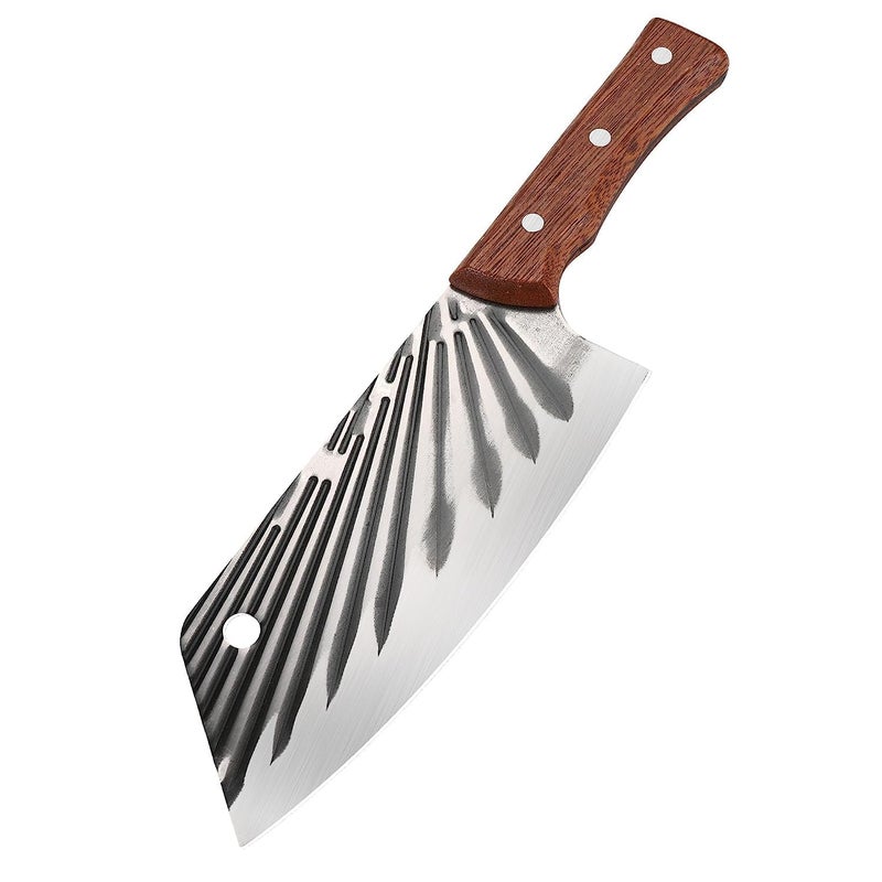 CEPLO Stainless Steel Kitchen Knives Knife MeatVegetable Chopper Full Tang Professional Kitchen Knives Handle Chari Chaku Chopping Knife Full Tang Handle for Home and Restaurant Knife_K - Image 1