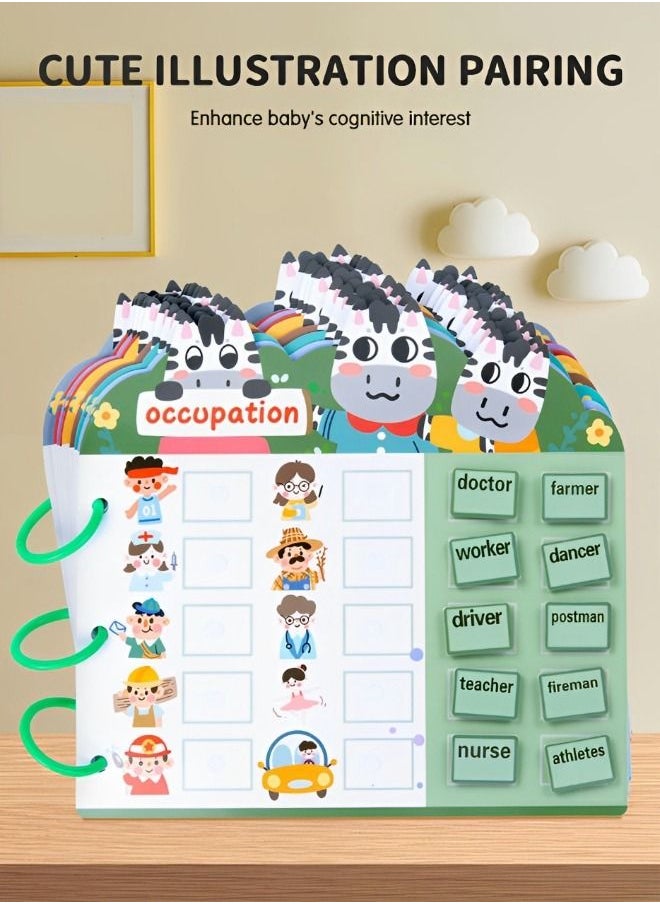 GROIC Quiet Book for Toddlers,Busy Toddler Preschool Learning Activities,Montessori Interactive Felt Toddlers,Educational Toy,Autism Sensory toy  - Image 2