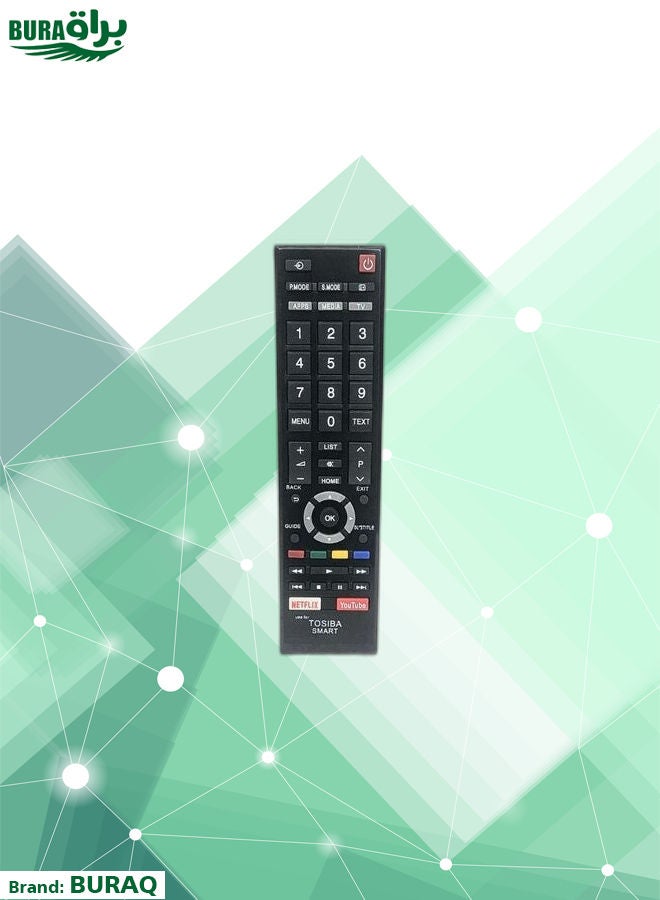 BURAQ Replacement Remote Control for Toshiba Smart Tvs Model CT-8547 - Image 3