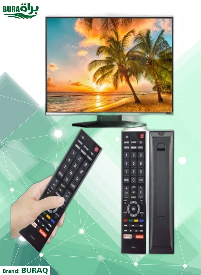 BURAQ Replacement Remote Control for Toshiba Smart Tvs Model CT-8547 - Image 4