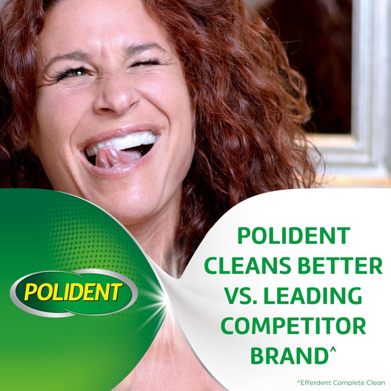Polident Overnight Whitening Denture Cleanser Tablets - 120 Count - Image 3