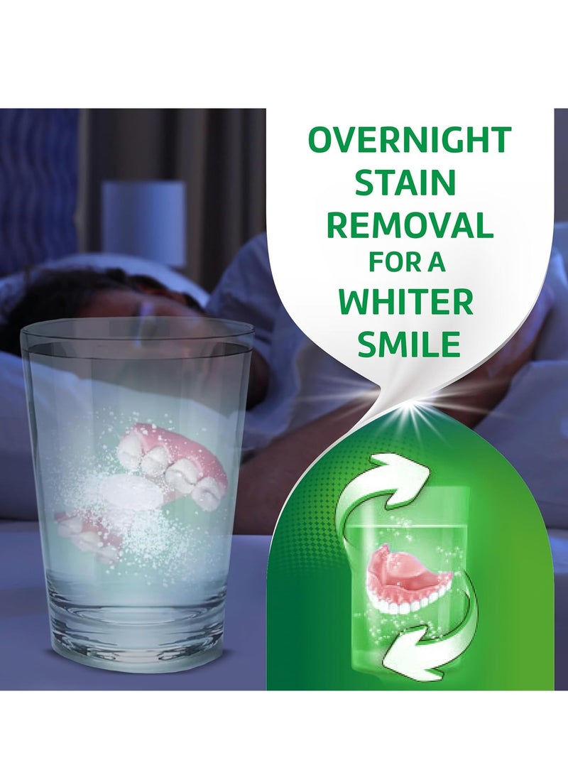 Polident أقراص Polident Overnight Whitening Denture Cleanser - 120 قرص - Image 2