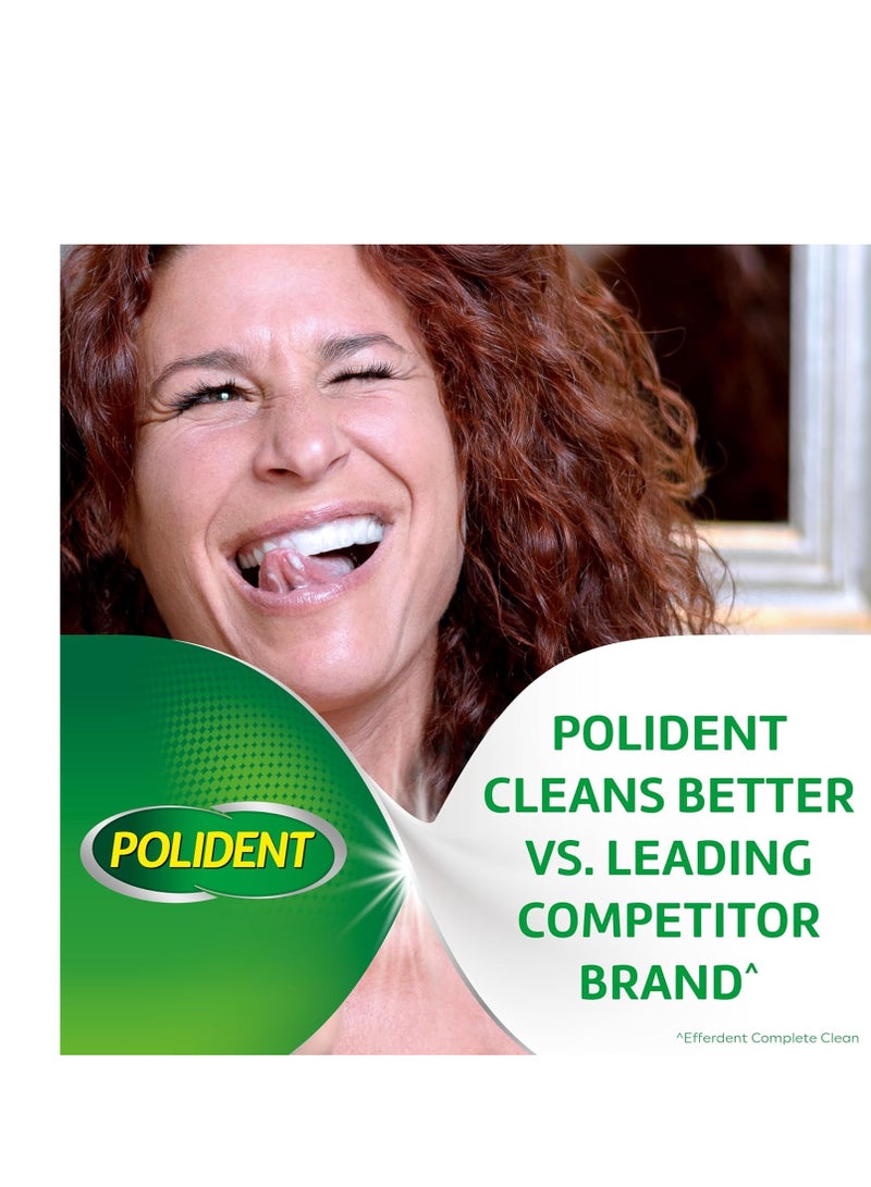 Polident أقراص Polident Overnight Whitening Denture Cleanser - 120 قرص - Image 3