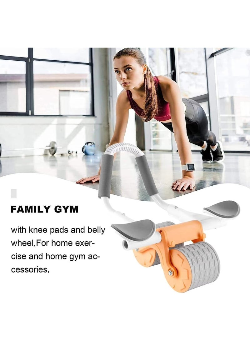 UBEdge Automatic Rebound Ab Wheel – Core Workout Roller, Fitness Abdominal Trainer with Double Wheel Stability, Home Gym Exercise Equipment - Image 3