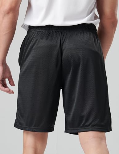 Liberty Pro 5 Pack Men's Athletic Shorts 9 Inch Inseam, Mesh Basketball Gym Shorts with Pockets, Quick Dry Workout Shorts (Set 2, Medium) - Image 3