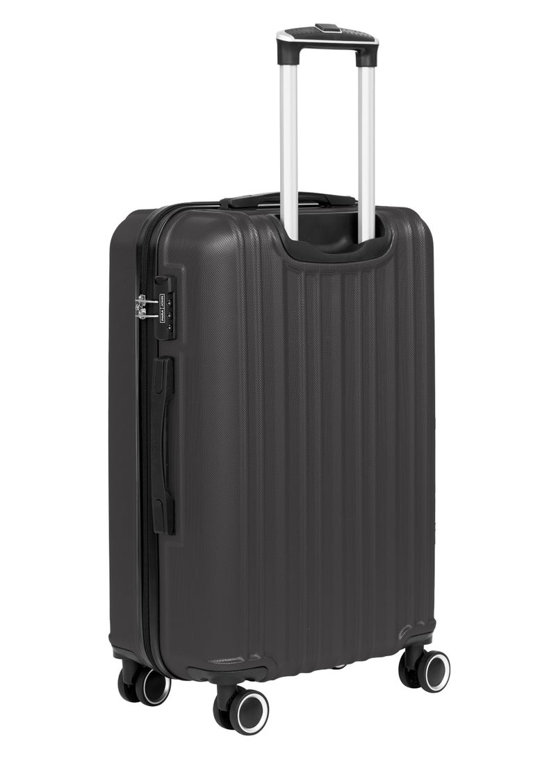 PARAJOHN Cabin Size Lightweight ABS Hardside Spinner Luggage Trolley -20 Inch | Carrying 10KG 8 Wheel Hardshell Suitcase-Dark grey - Image 4