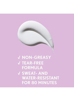 Aveeno Baby Continuous Protection Zinc Oxide Mineral Sunscreen Lotion for Sensitive Skin, Broad Spectrum SPF 50, Paraben- & Tear-Free, Sweat- & Water-Resistant, Travel-Size, 2 x 3 fl. oz  - Image 2