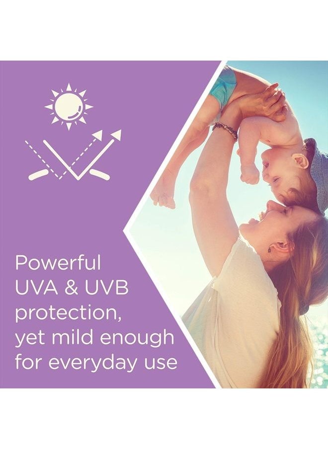 Aveeno - Baby Continuous Protection Zinc Oxide Mineral Sunscreen Lotion for Sensitive Skin, Broad Spectrum SPF 50, Paraben- & Tear-Free, Sweat- & Water-Resistant, Travel-Size, 2 x 3 fl. oz - Image 1