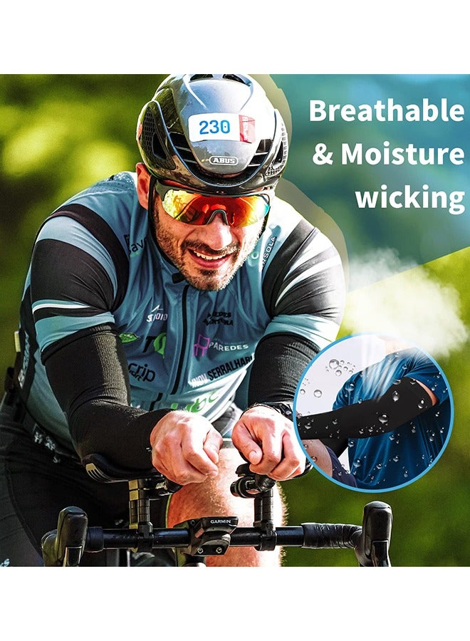 UV Sun Protection Arm Sleeves for Men & Women,UPF 50 Cooling Sports Sleeve - Image 3