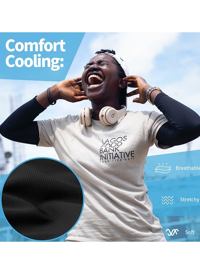 UV Sun Protection Arm Sleeves for Men & Women,UPF 50 Cooling Sports Sleeve - Image 4