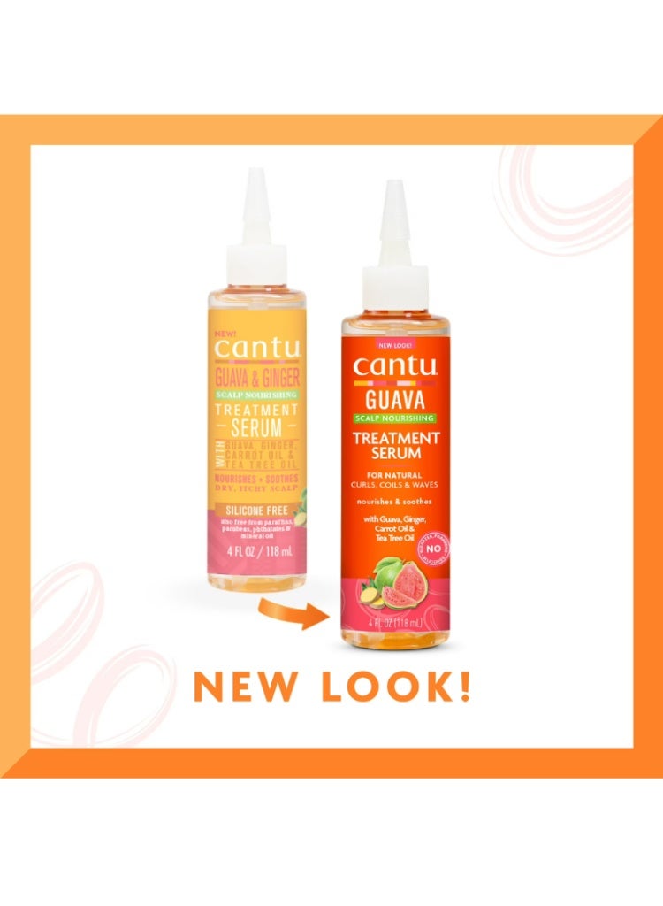Cantu Guava & Ginger Scalp Nourishing Treatment Serum 118 ml – Lightweight Scalp Care Serum for Hydration, Comfort & Healthier-Looking Hair 50ml - Image 2