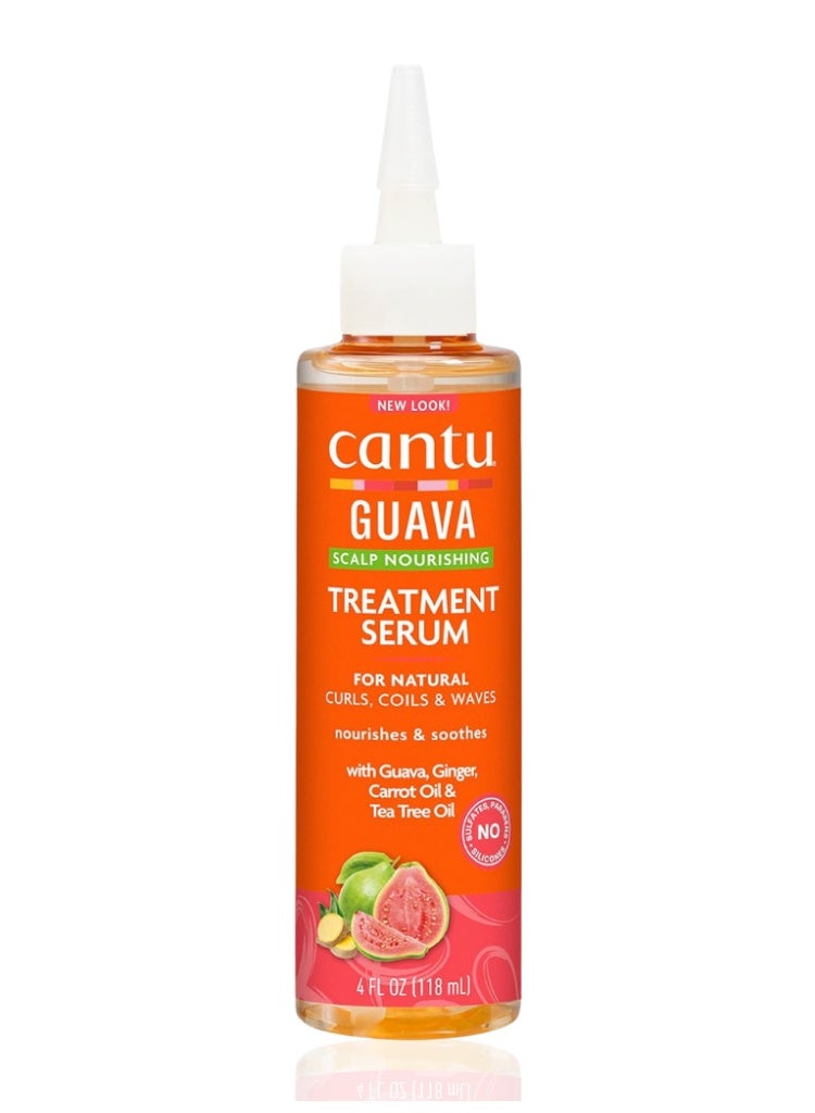 Cantu Guava & Ginger Scalp Nourishing Treatment Serum 118 ml – Lightweight Scalp Care Serum for Hydration, Comfort & Healthier-Looking Hair 50ml - Image 1