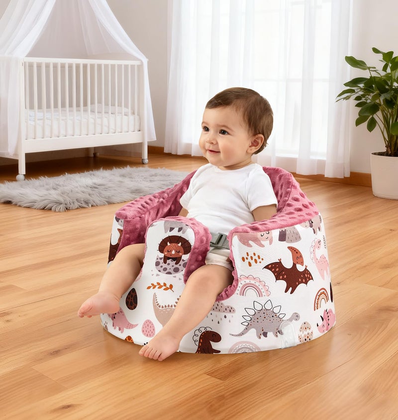 mamatepe Seat Cover Compatible with Bumbo and Nuby Seat, Booster Seats Accessories, Soft Breathable Cover for Baby Girl Boy, Cover Only - Image 5