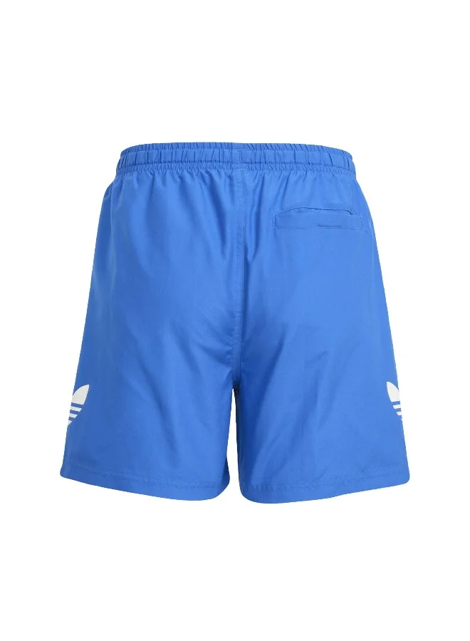 Adidas Adic 3S Short Y Blue Swim Swimwear For Kids 4-5Y