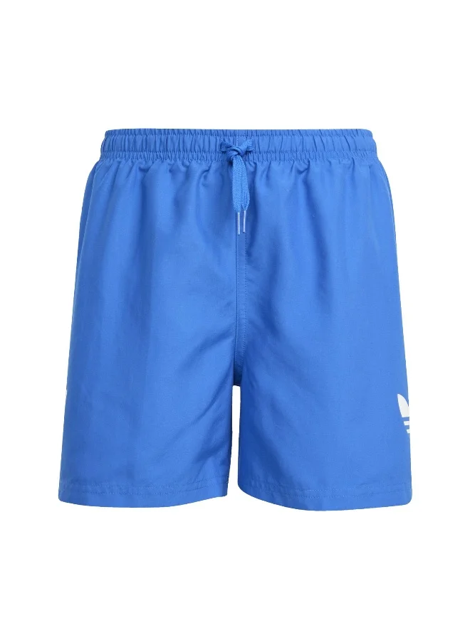 Adidas Adic 3S Short Y Blue Swim Swimwear For Kids 4-5Y