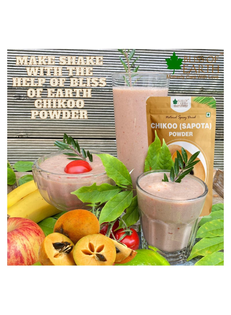 Bliss Of Earth 1kg Mango Powder & 1kg Chikoo Sapota Powder Natural Spray Dried - Image 4