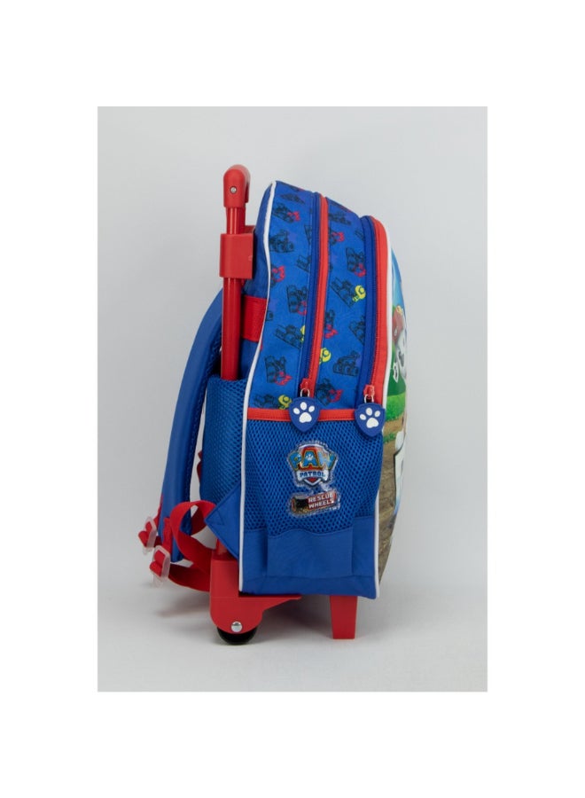 SunCe Paw Patrol Roll into Rescues 2-Compartment Zipper Closure Trolley Backpack Multicolour 14.3 x 11.02 x 5.11 Inch SUNS-3081PTS - Image 2