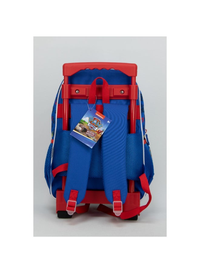 SunCe Paw Patrol Roll into Rescues 2-Compartment Zipper Closure Trolley Backpack Multicolour 14.3 x 11.02 x 5.11 Inch SUNS-3081PTS - Image 3