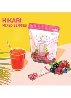 Hikari Hikari Iced Tea Mixed Berries (10 Sachets) Premium Japan Glutathione  - Image 2