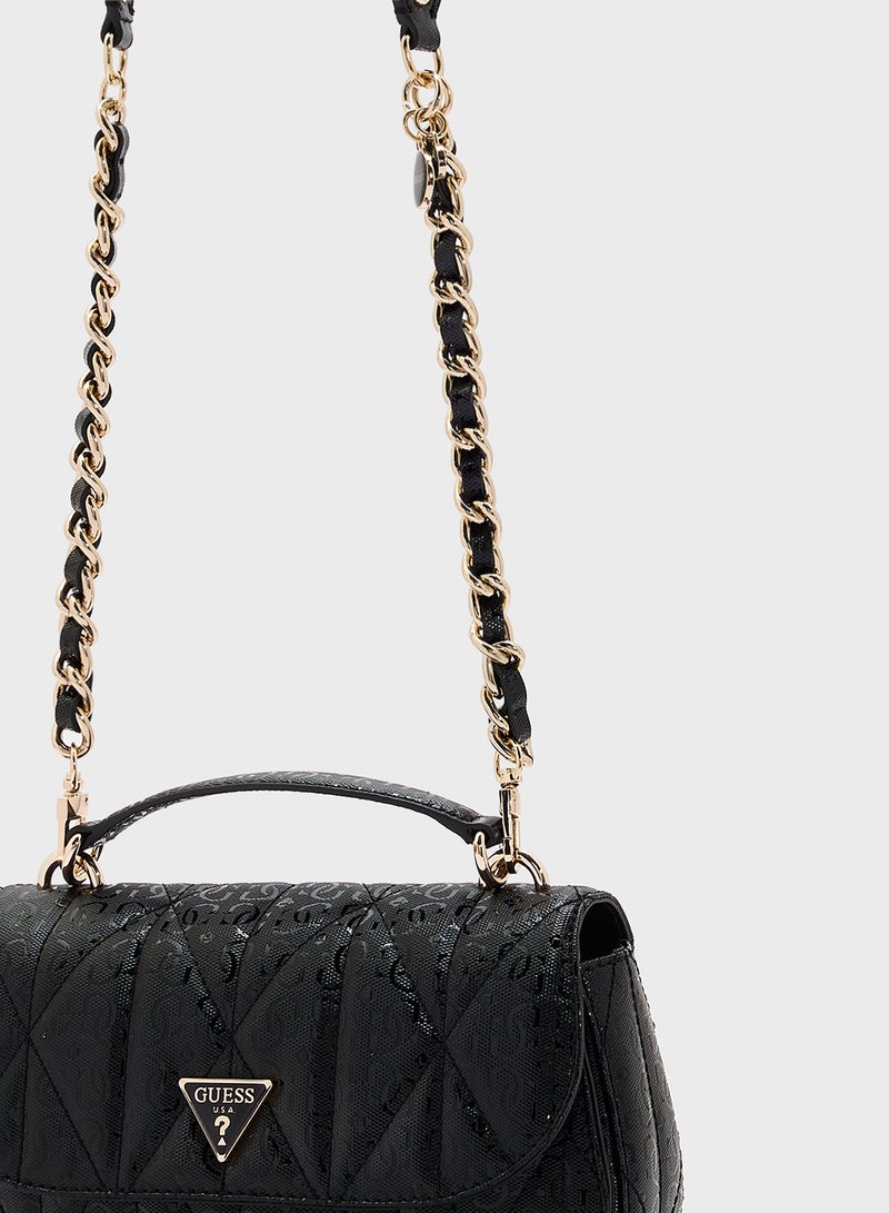 GUESS ALDINA TOP HANDLE FLAP  - Image 4